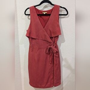 Vintage Gianni Bini Rust Mini Wrap Dress